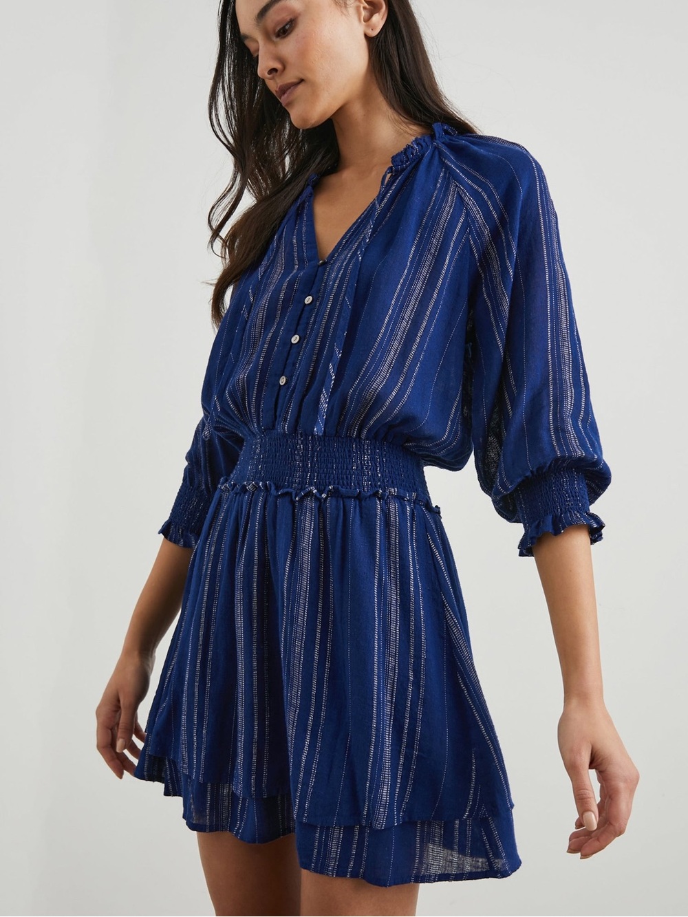 RAILS Crystal Noja Dress Blue Stripe Size XL